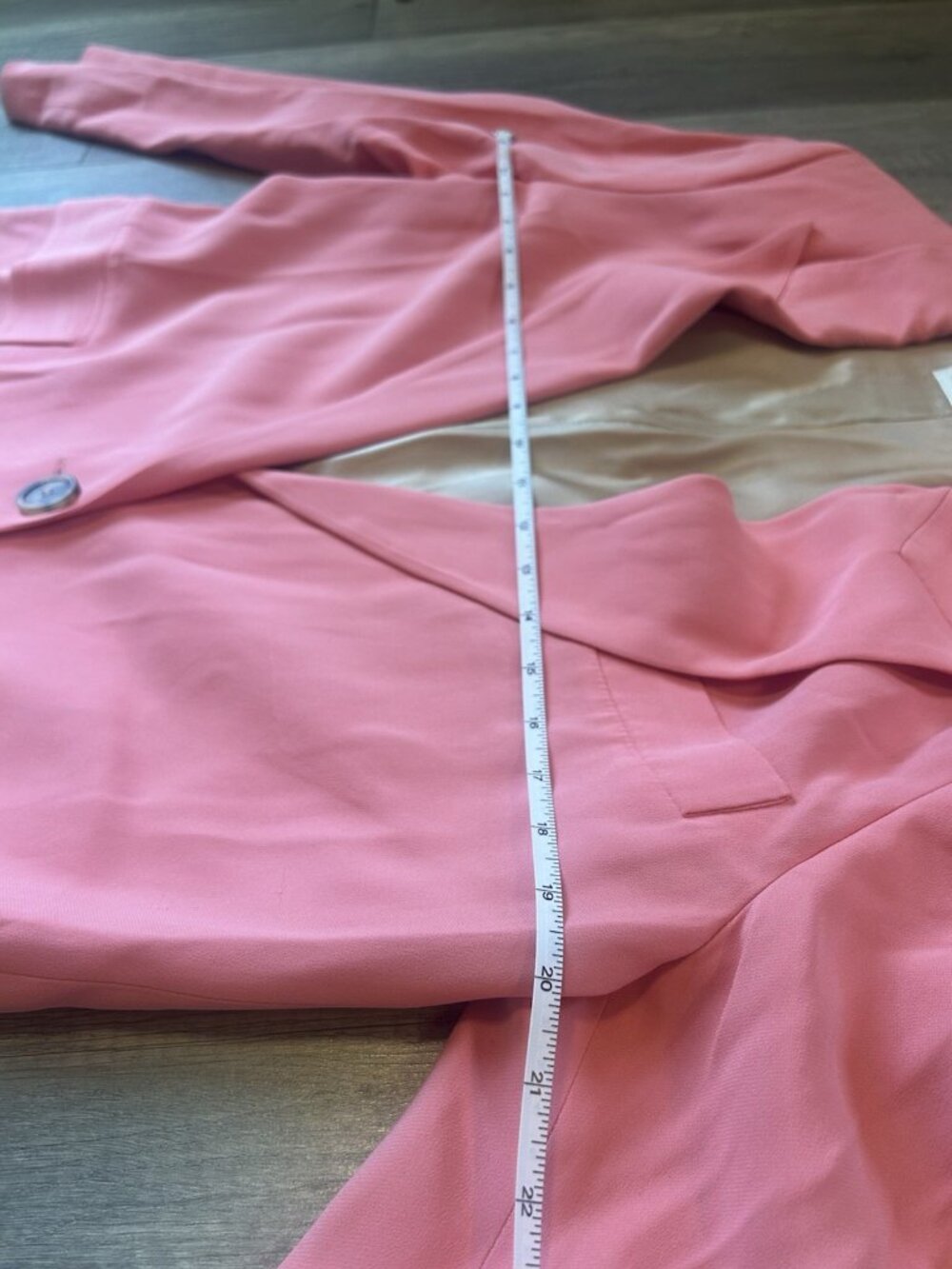 Peserico Womens Pink Suit Blazer & Pants Set IT 44 US 8 Italy Graduation Sparkle - Picture 11 of 16